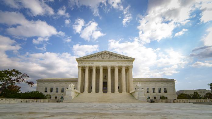 exterior view of the US Supreme Court