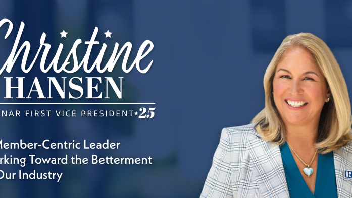 Christine Hansen for NAR first five president. A member-centric leaders working toward the betterment of our industry