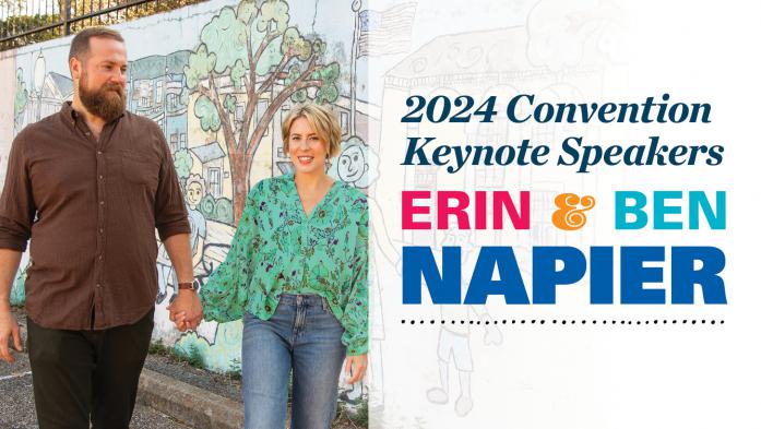 2024 Convention Keynote Speakers ERIN & BEN NAPIER