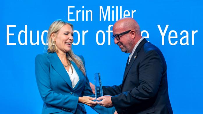 Erin Miller Educator of the Year 