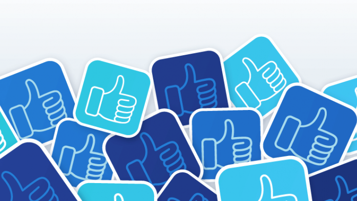 Facebook groups image using thumbs up icons